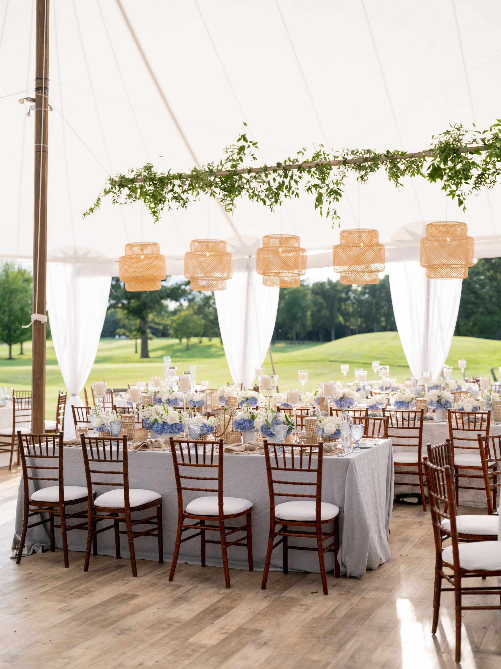 Romantic Tent Wedding Decor