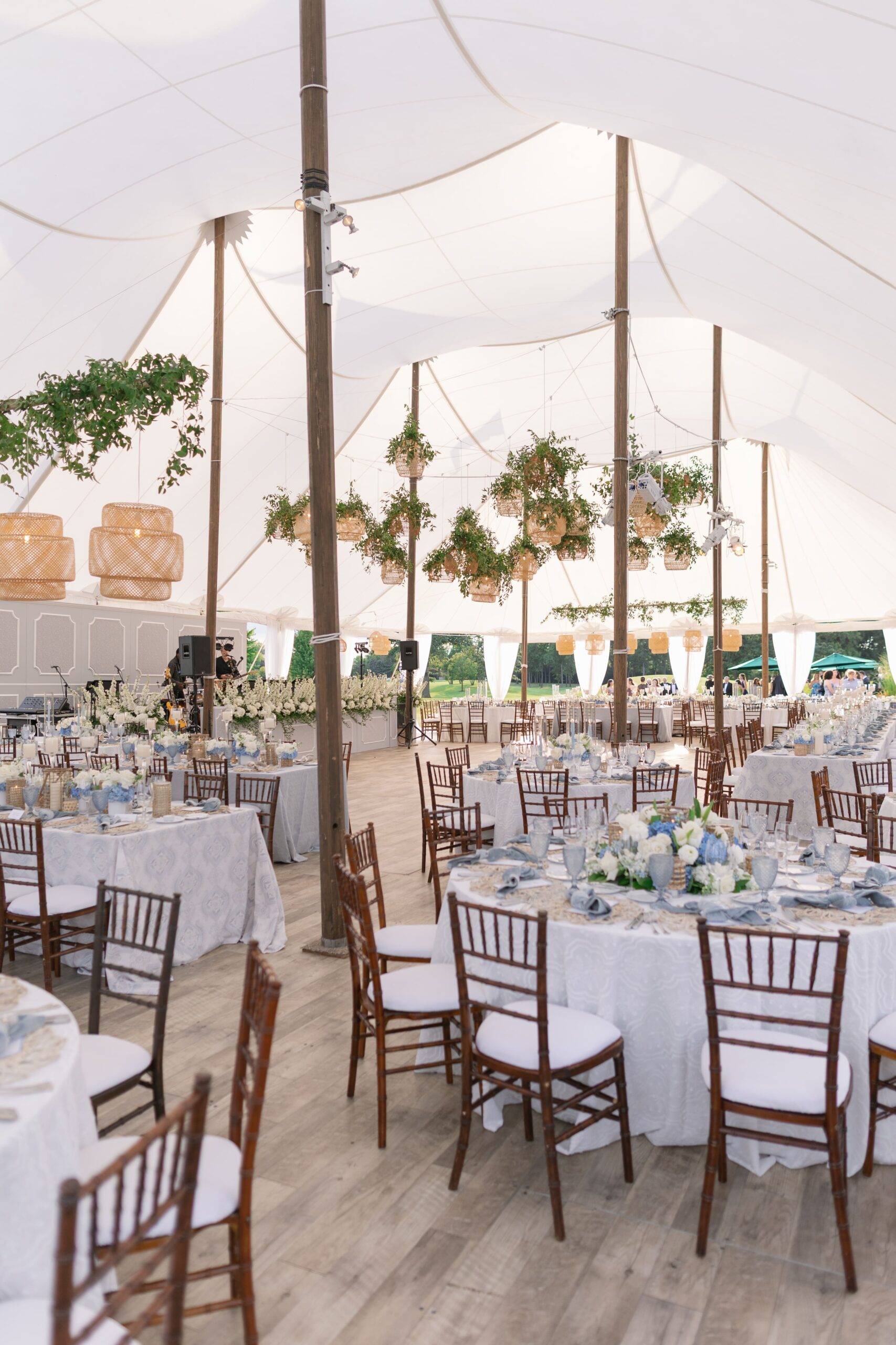 Romantic Tent Wedding Decor