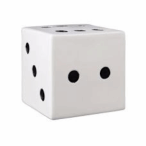 White Wood Dice