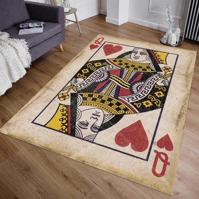Playing Card Rug - Queen