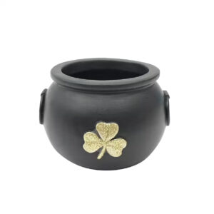 Pot with Shamrock Tabletop Decor