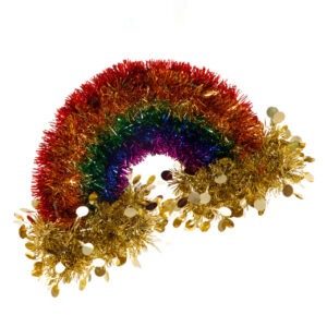 Tinsel Rainbow Tabletop Decor