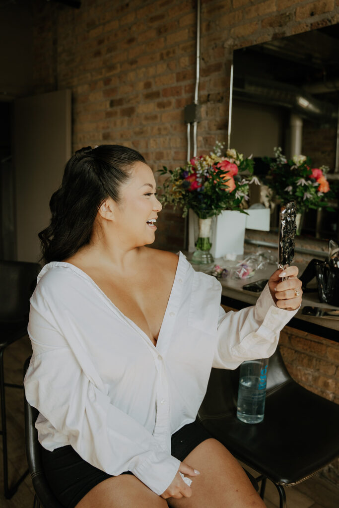 Bride'S Getting Ready