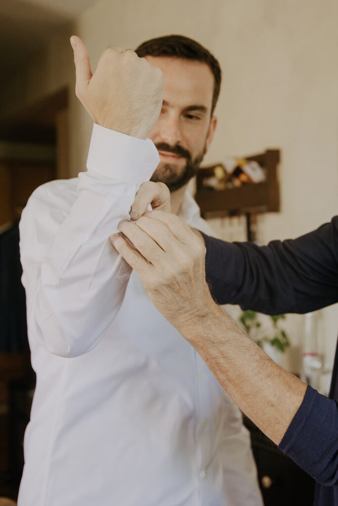 Groom'S Getting Ready
