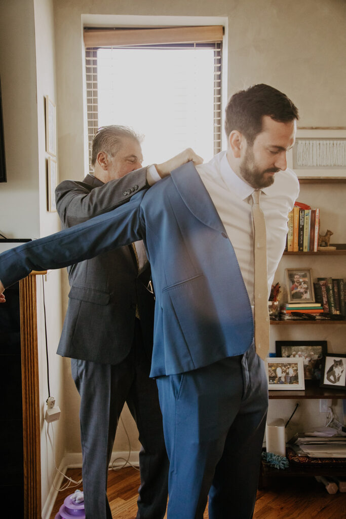 Groom'S Getting Ready