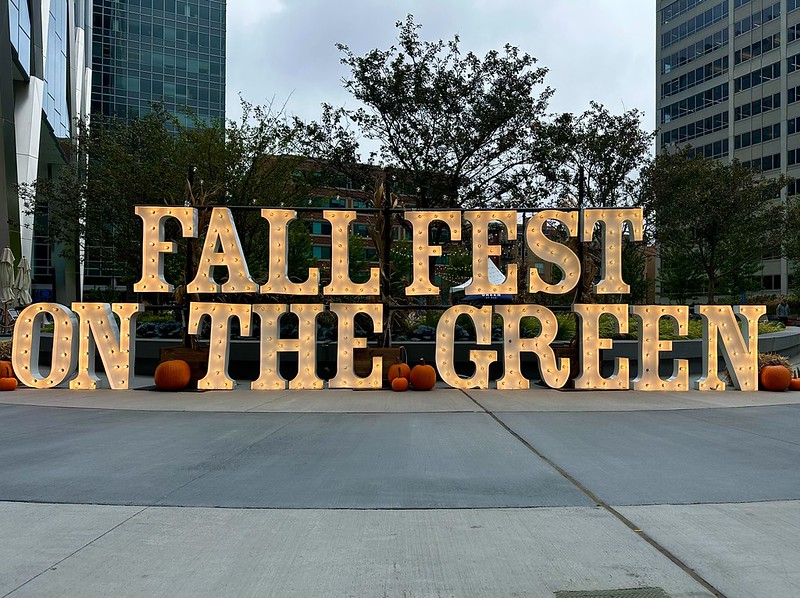 Fall Fest On The Green Marquee Letters