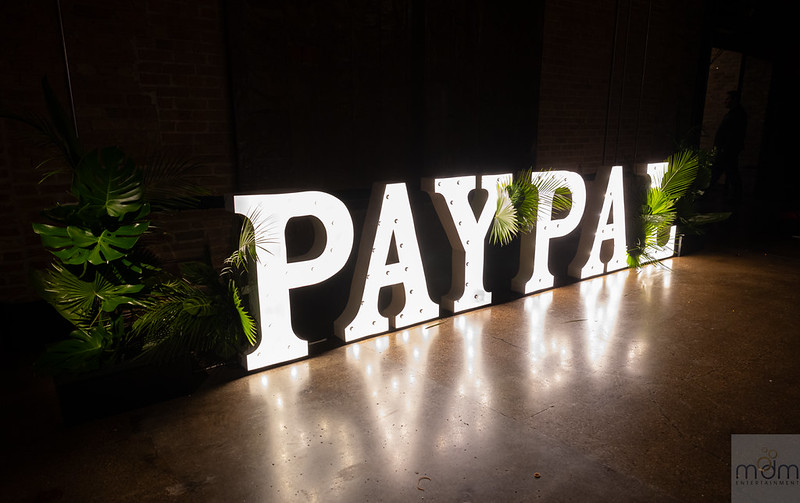 Paypal Marquee Letters