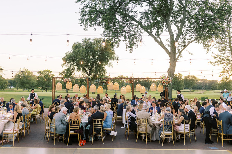 Rattan Lanterns For Outdoor Weddings
