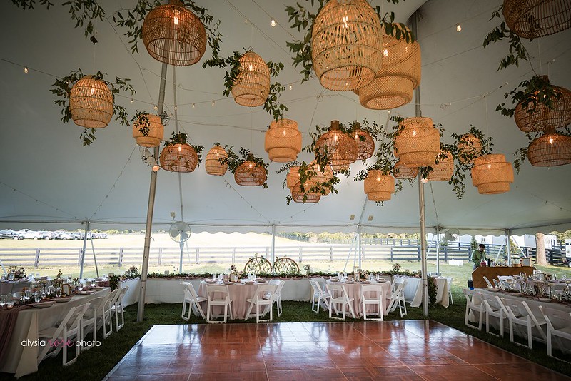 Rattan Lanterns Wedding Lighting