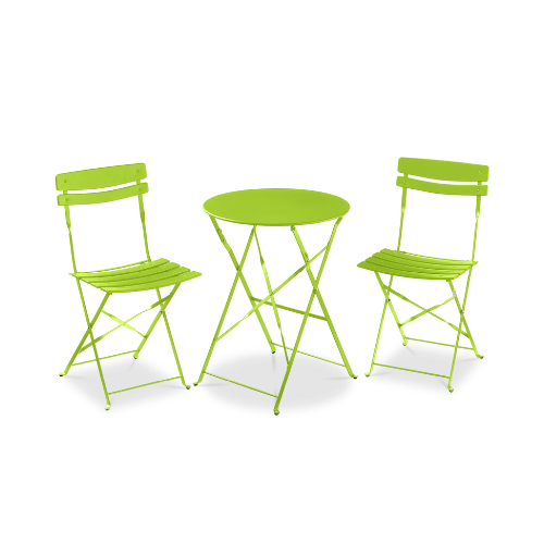 Bistro Table And Chair Set - Lime Green
