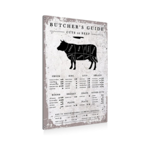 Cow Butcher Guide Sign