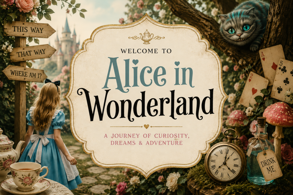 Alice in Wonderland theme party