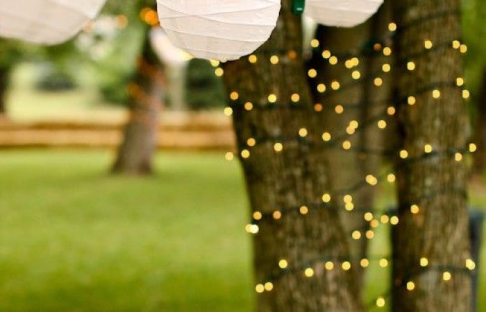 Hanging White Paper Lanterns