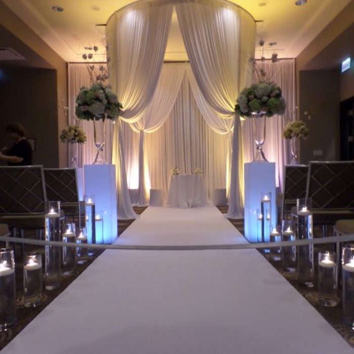 Wedding Canopy With Uplighting