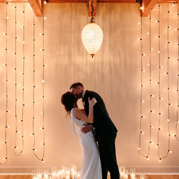 Wedding String Lights Backdrop